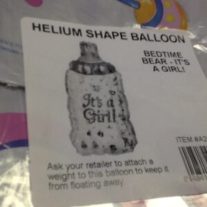 Its A Boy  Bottle Balloon supershape