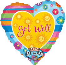 Get Well Balloon Singing