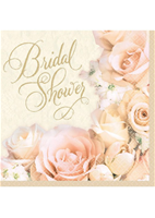 Tableware Bridal Shower Dazzling Rosegold Napkins
