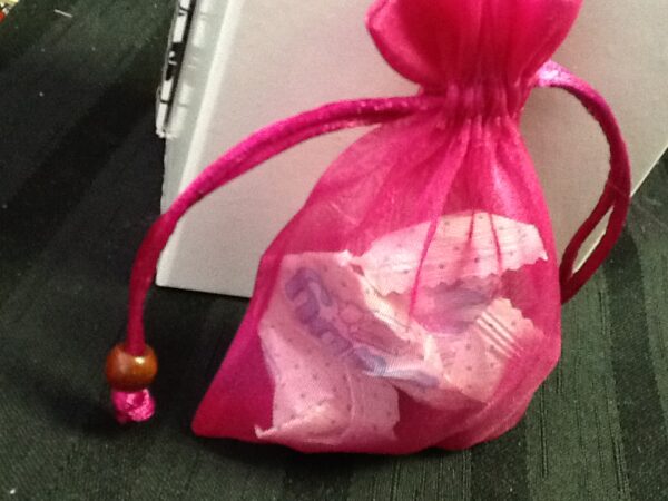 Favor Bag Dark Pink Orgenza