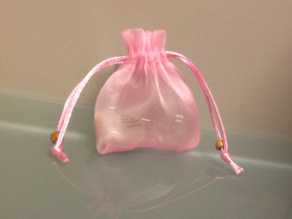 Favor Bag Pink Organza