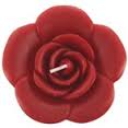 Decor Floating Candles Rose Red