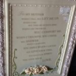 Gift Ceramic Plaque  "To My Mother"