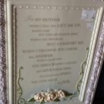 Gift Ceramic Plaque “To My Mother”