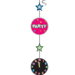Balloon A Drop a line New Year 32X90in