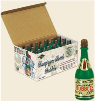 Champagne Bottle Bubbles 24ct