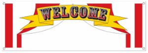 Circus Welcome Banner