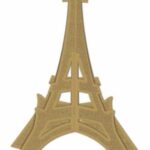 France Eiffel Tower Centerpiece  3D/Paris 12in