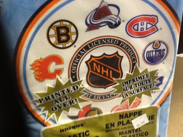 Hockey Face Off Table Cover