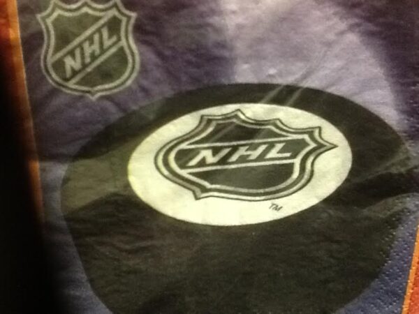 Hockey Faceoff Luncheon Napkins