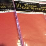 Gift Tissue Paper Red 10ct