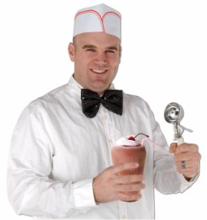 Soda Jerk Paper Hats 4ct