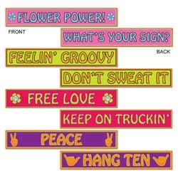 60’s Cutouts Street Signs 4ct