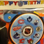 Hockey Faceoff Birthday Banner