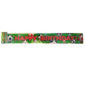 Soccer Foil Birthday Banner