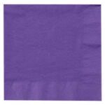 Tableware Purple Lunch Napkins 50ct