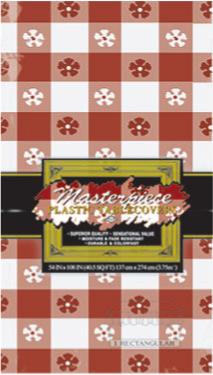 Tableware Gingham Red Table Cover