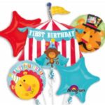 Balloon 1st  Birthday Circus  Bouquet
