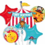 Balloon 1st Birthday Circus Bouquet