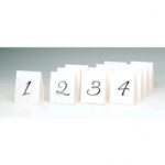 1-12 Table Numbers Tent Style