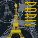 France Eiffle Tower Paris Lunch Napkins