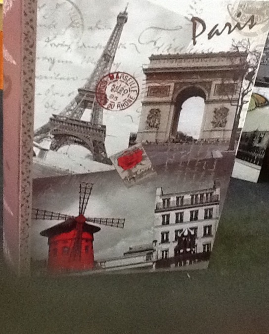 France Paris Motif box centerpiece