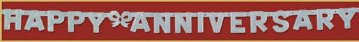 Anniversary Banner Silver