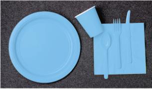 P Carribean Blue Napkins luncheon 50 ct