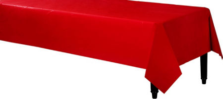 Red Table Cover Rectangular