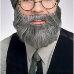 Beard & Moutache White