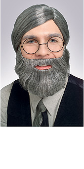 Beard & Moutache White