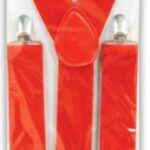 Suspenders Red