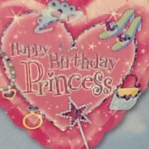 Balloon Princess Happy Birthday