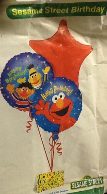 Balloon Seasame St Bouquet