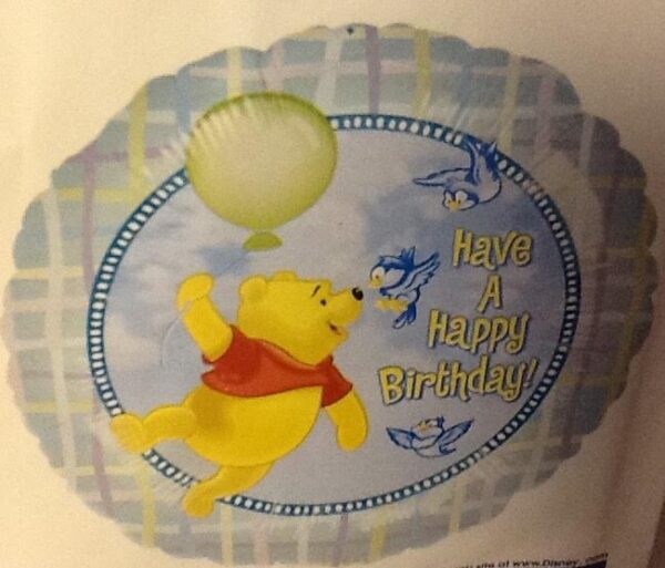 Birthday Balloon Winnie The Pooh