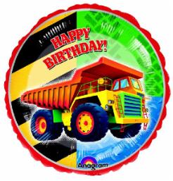 Construction Balloon Happy Birthday