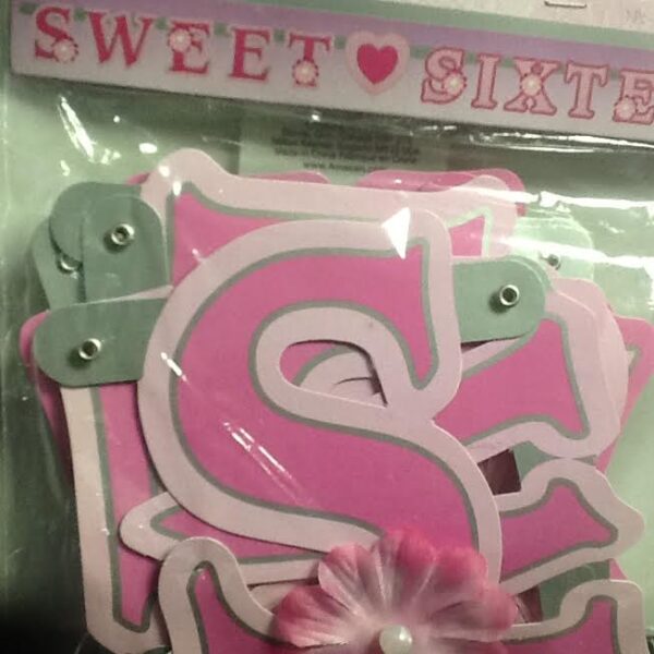 16 Blossom Sweet Sixteen Banner