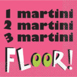 Tableware 1 martini Beverage Napkins