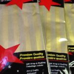 Tissue Paper Gold Stripes Premium 5ct