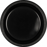 Tableware Black Plastic Plates