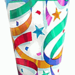 Tableware A Streamer Party Paper cups