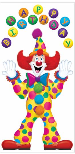 Birthday Clown Decor