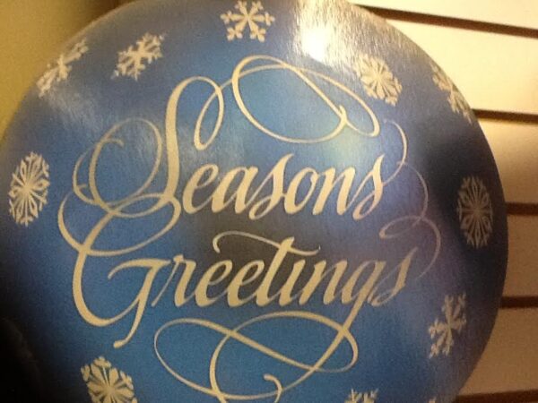 Decor Cutouts Seasons Greetings