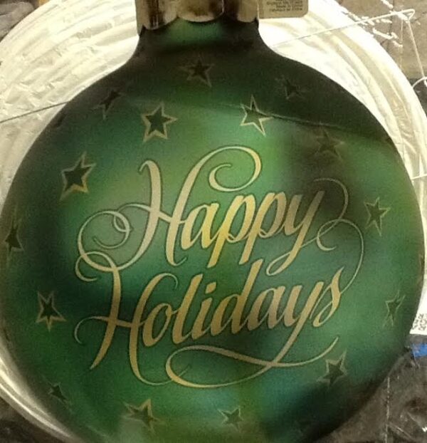Decor Cutout Happy Holidays