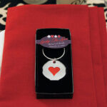 Keychain Card Suit Heart