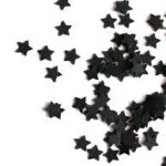 Decor Confetti Star Black