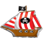 Baloon Pirate Ship Supershape