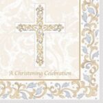 Grace Christening Beverage Napkins