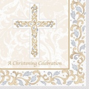 Grace Christening Beverage Napkins