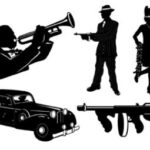 20’s Gangster Cutouts 5ct